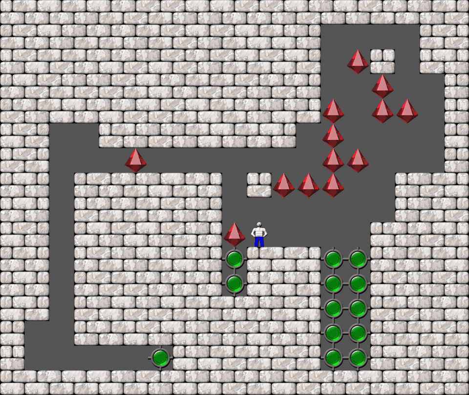 Сокобан More Bugs collections уровень 474